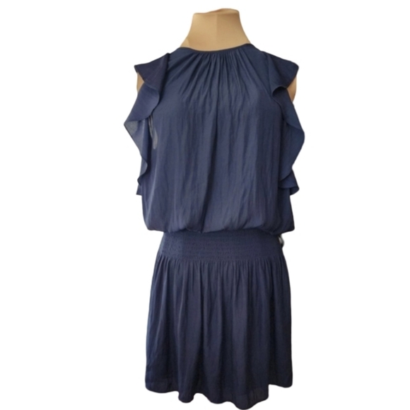 NWT with Defect Ramy Brook Rembi Ruffle‎ Mini Dress Women's Medium - Picture 1 of 7